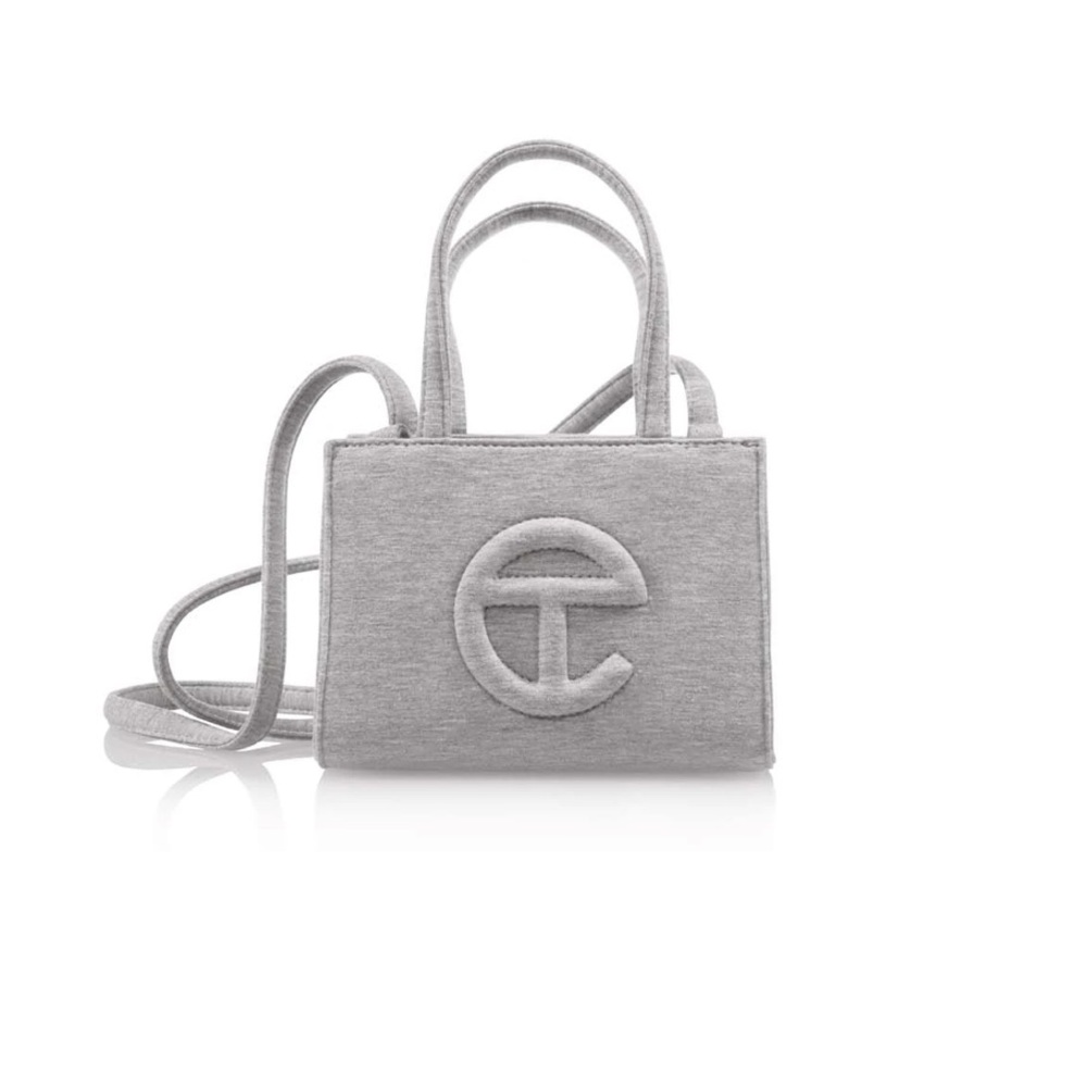🆕UGG X TELFAR LIMITED EDITION COLLECTION GREY FLEECE MINI TELFAR SHOPPING BAG
